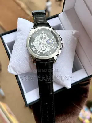Black Silver Fossil Watch