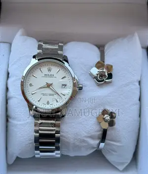 Silver Rolex Watch