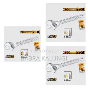 Pro Tools 250mm Adjustable Work Wrench