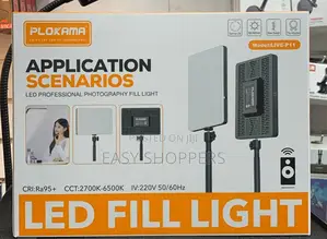 Plokama P11 Led Polaroid Tripod Ringlight Videography Light With Stand