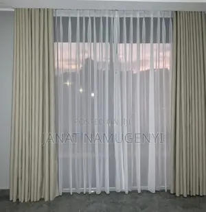 Cream Curtain With Net Price Per Metre
