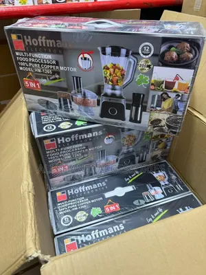 5 in 1 Food Processor Blender, Hoffman 5 in 1 Electric Blender