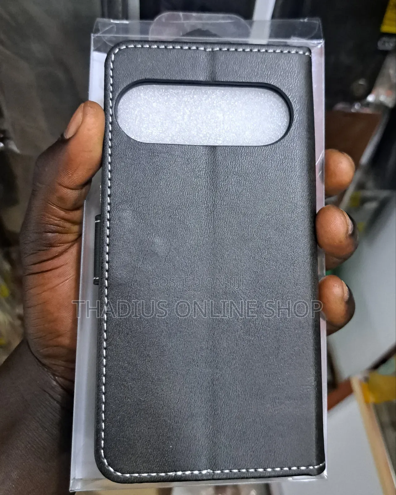 Google Pixel 9pro Leather Flip Cases