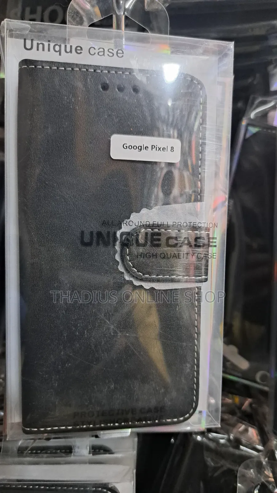 Google Pixel 8 Leather Flip Cases