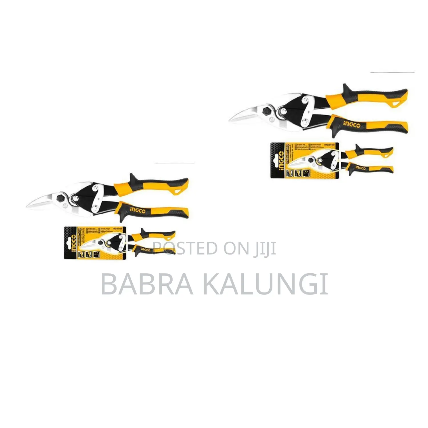 Ingco Aviation Snip-Black,Yellow