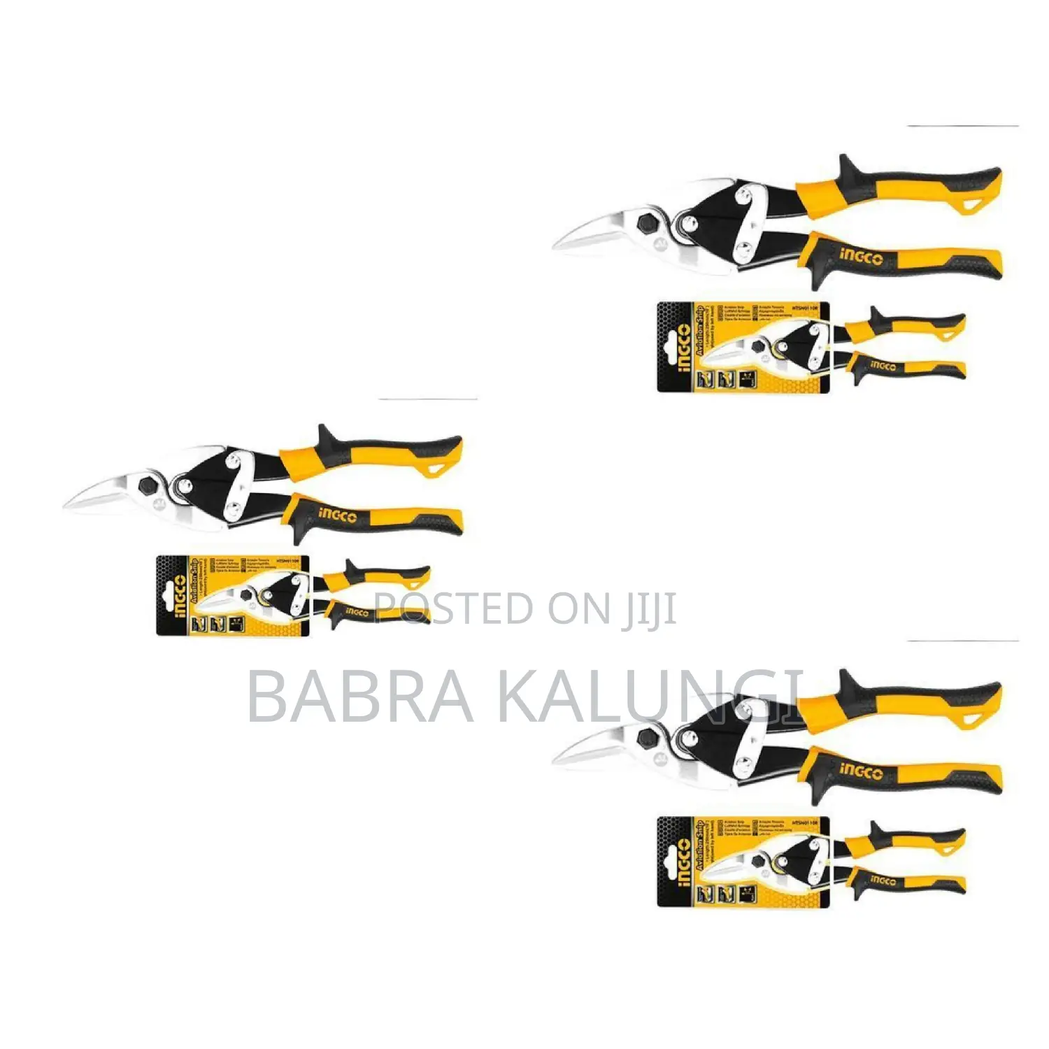 Ingco Aviation Snip-Black,Yellow
