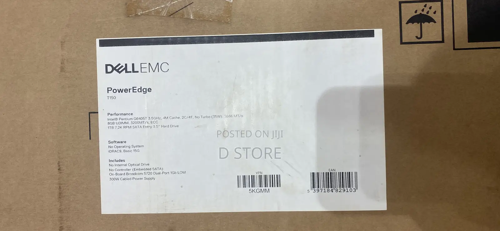 Dell Emc Power Edge T150 Server Pentium G6405t