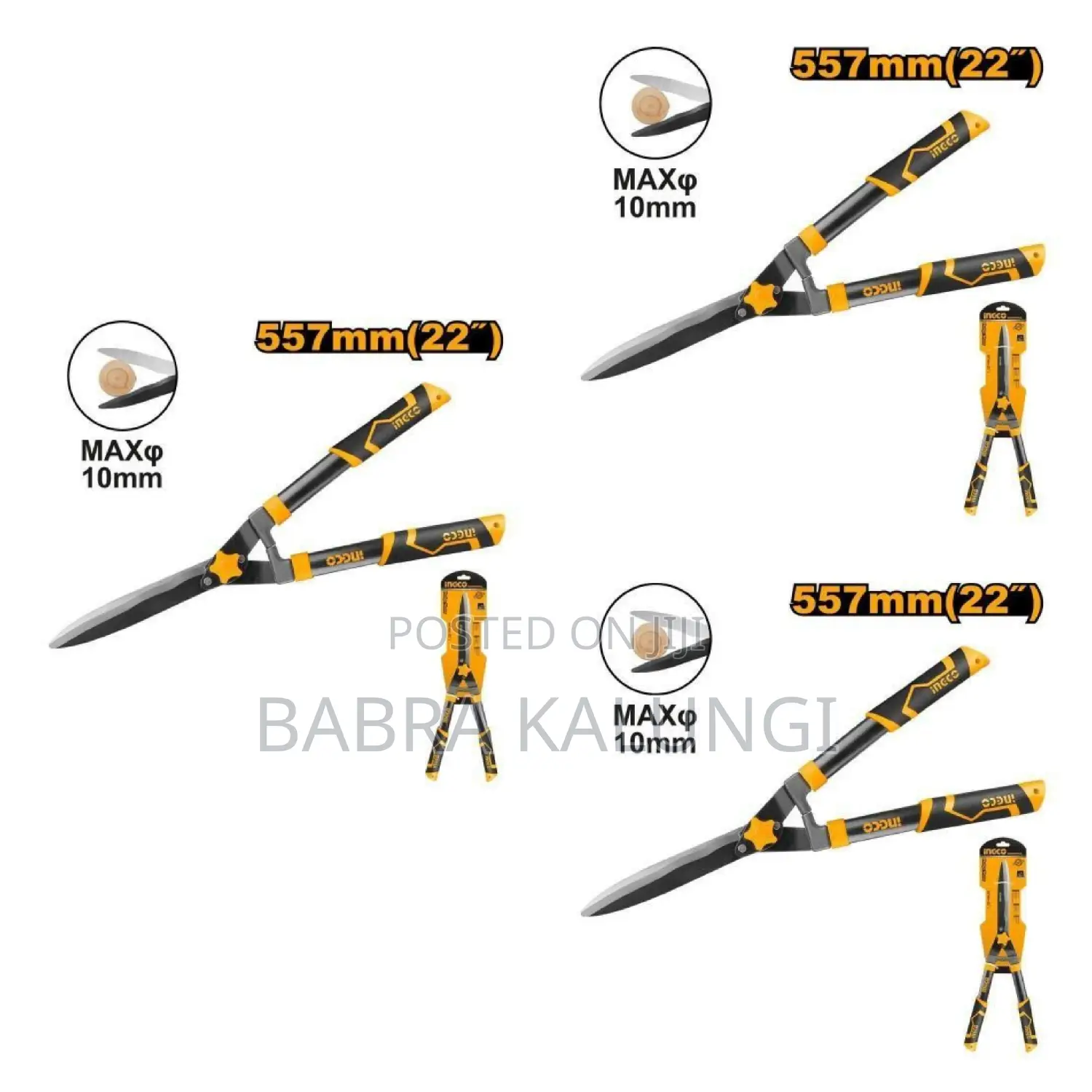 Ingco Hedge Shear - Black