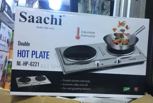 Saach Stainless Hot Plate Double, Electric Hot Plate Saachi