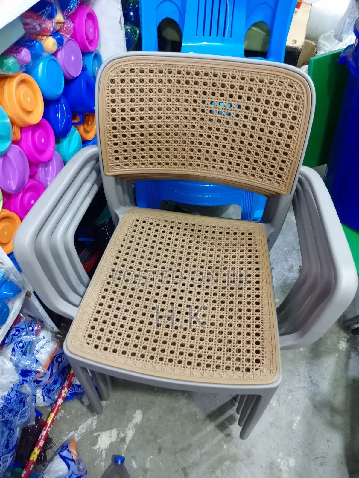 Plastic Rattan Chair