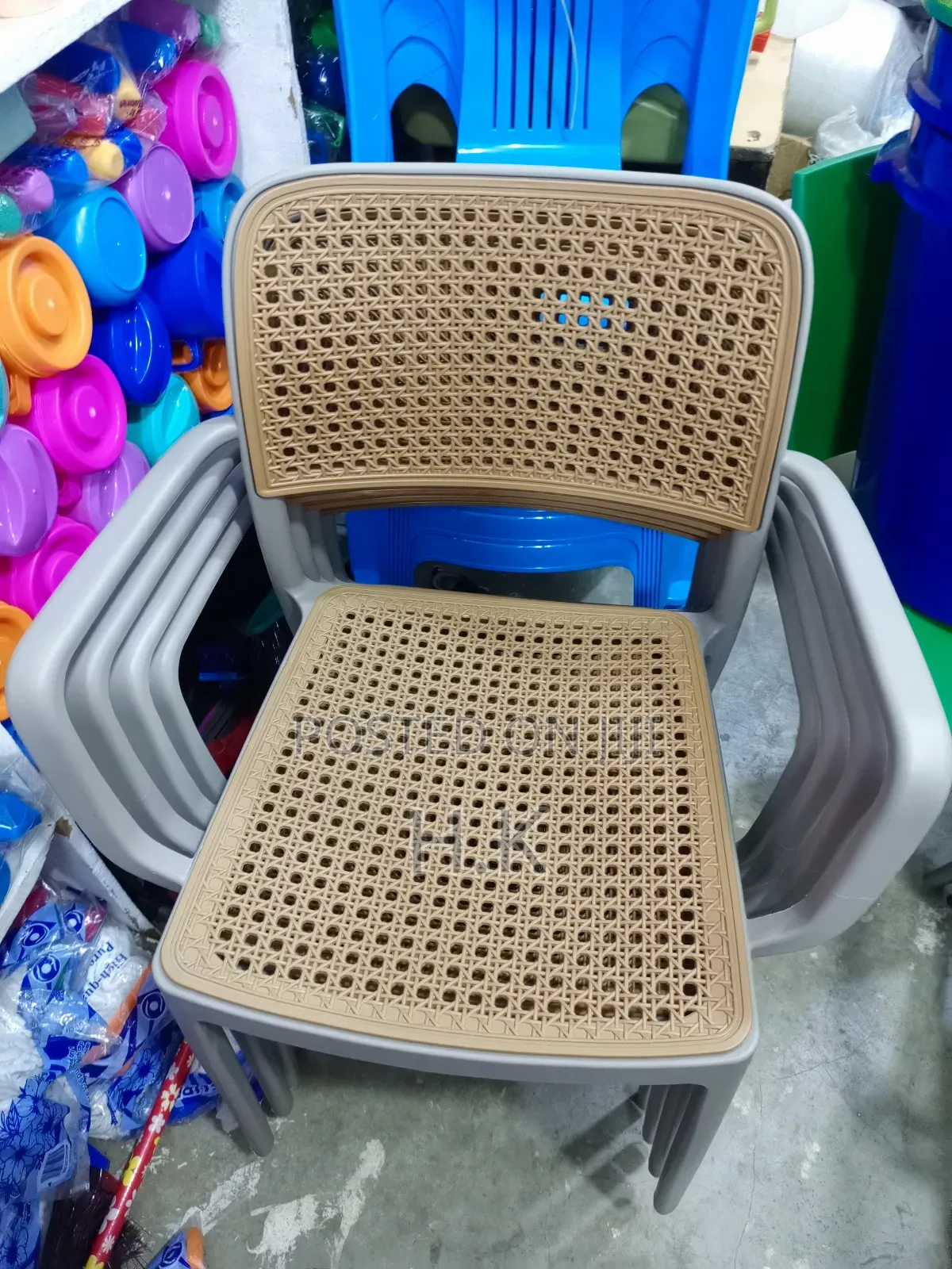 Plastic Rattan Chair