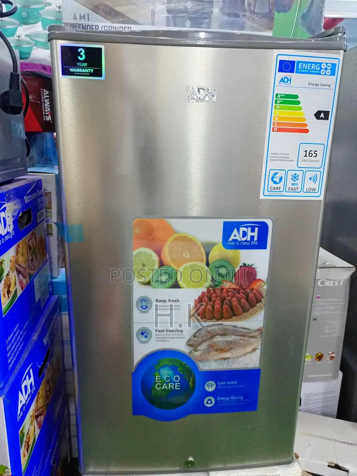 Adh Single-Door Refrigerator.