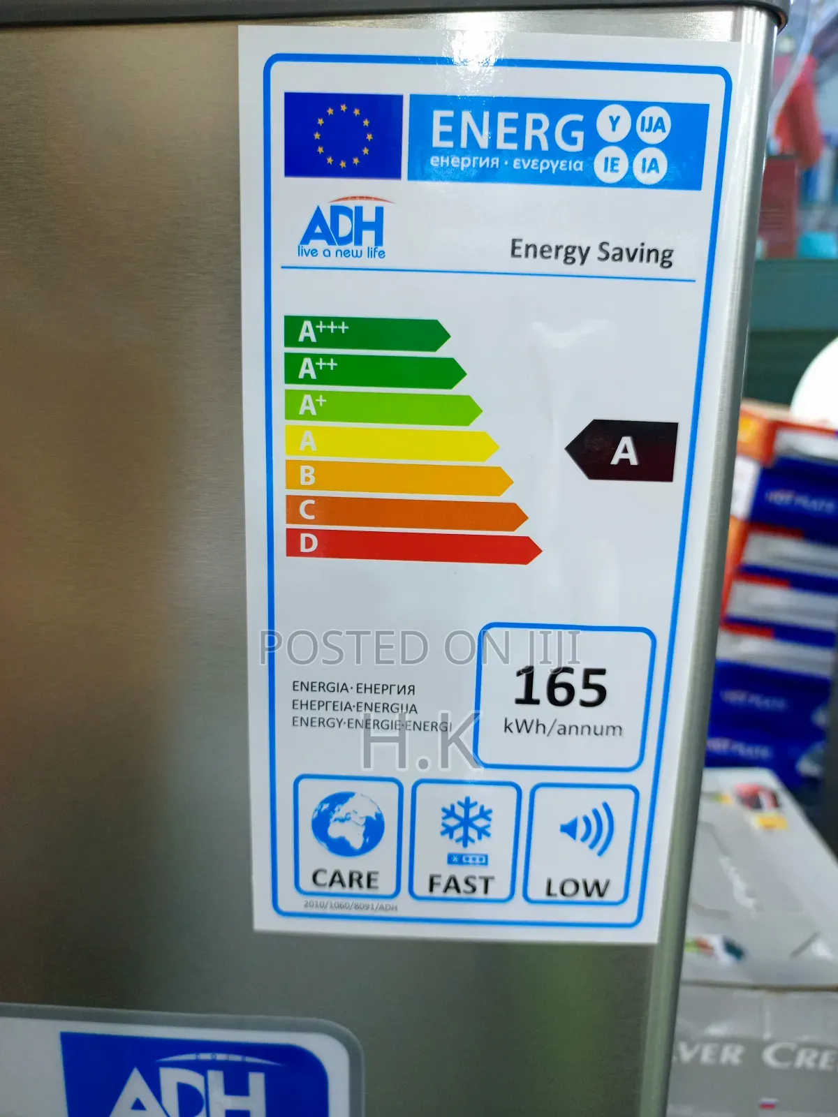 Adh Single-Door Refrigerator.