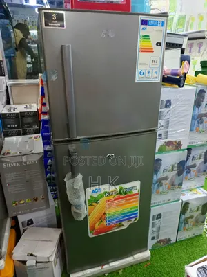 Adh Double-Door Refrigerator.