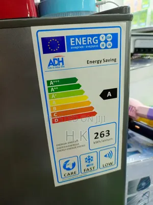 Adh Double-Door Refrigerator.