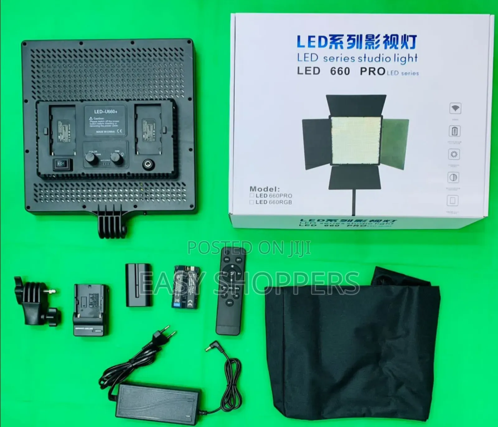 Pro Led 660 Pro Professional Studio Light With Remote