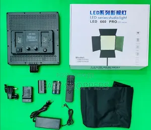 Pro Led 660 Pro Professional Studio Light With Remote