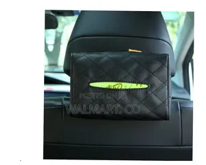 Leather Car Tissue Box