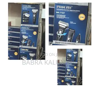 3 N 1 Rechargeable Hair Clipper Nk 7107