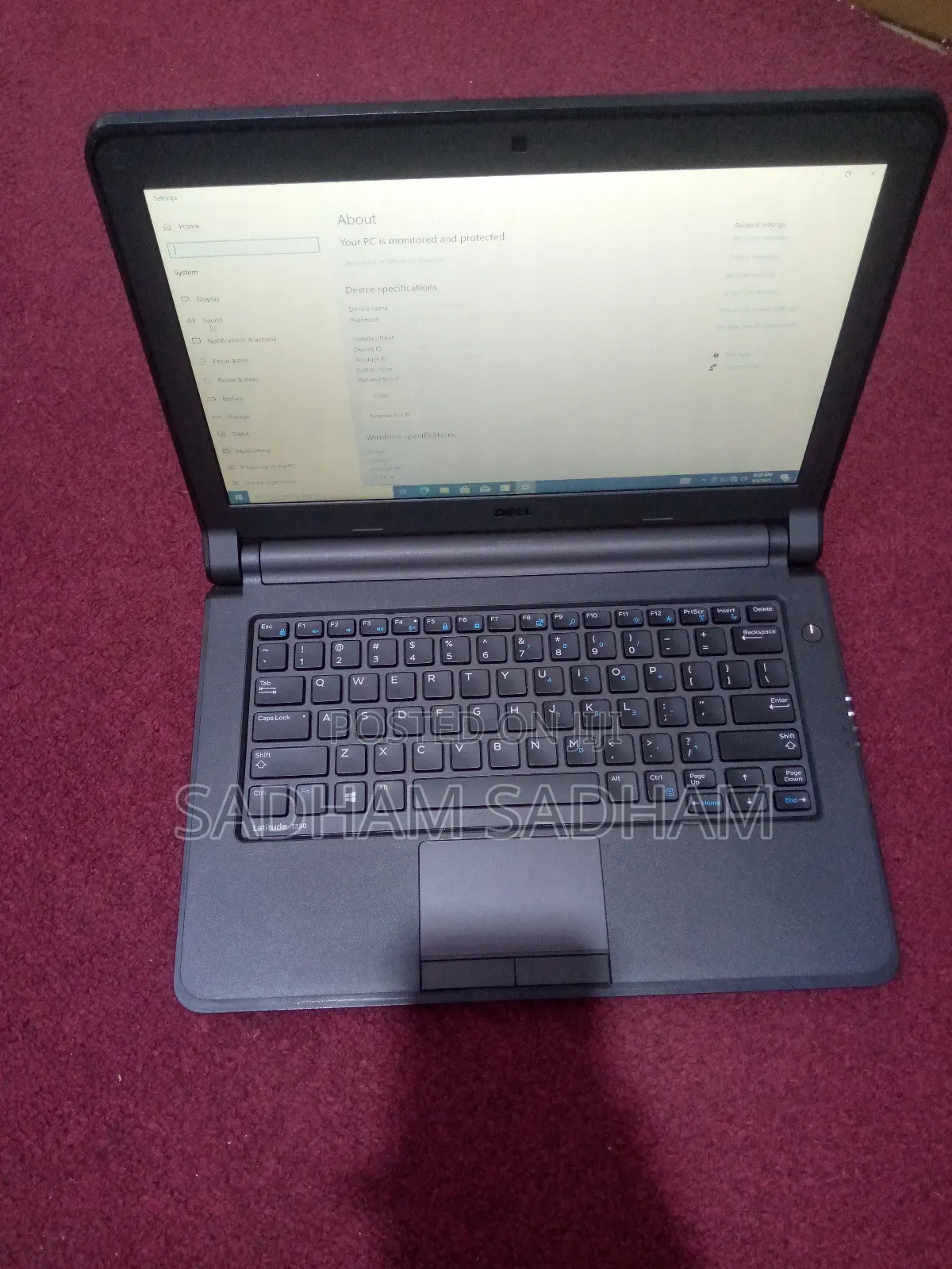Laptop Dell Latitude 3350 4GB Intel Core I3 HDD 500GB