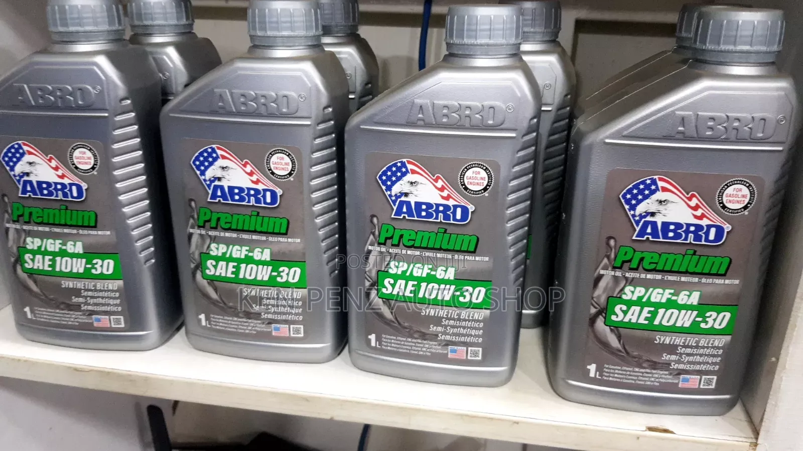 Abro Premium Synthetic Blend 10w- 30 Sp Mòtor Oil
