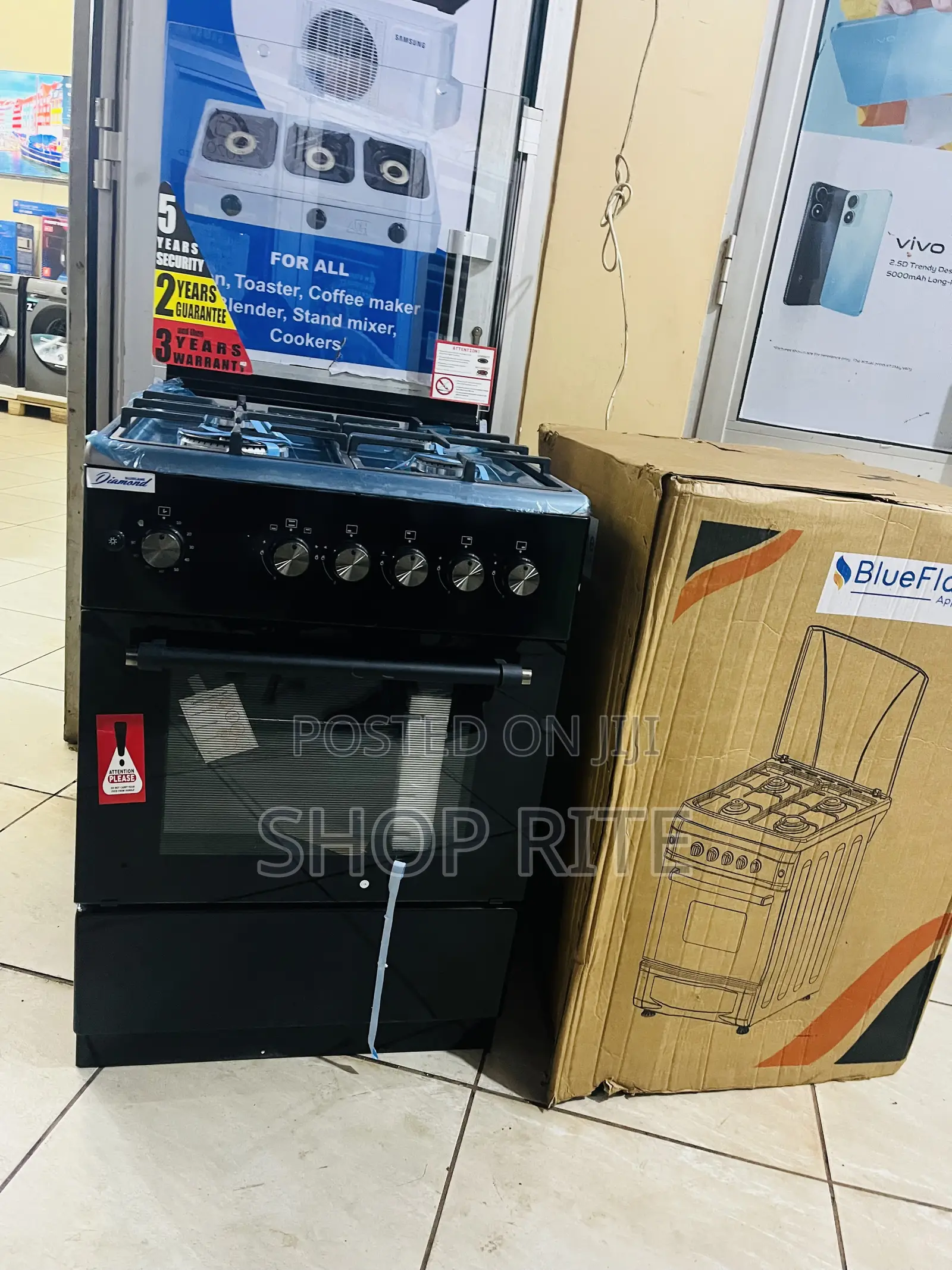 Blueflame Diamond 4 Gas Original Cooker