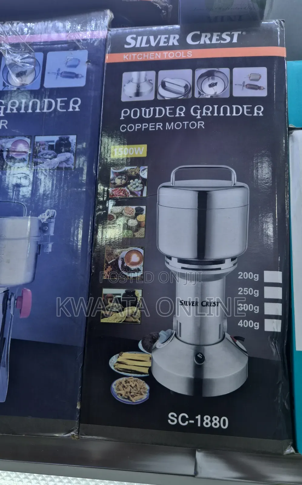 1500w "Silver Crest Powder Grinder/Mill Grinder" 350g Sc-1880