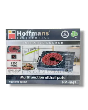 Hoffmans 2200w Infrared Cooker Hm-8097 - German Technology