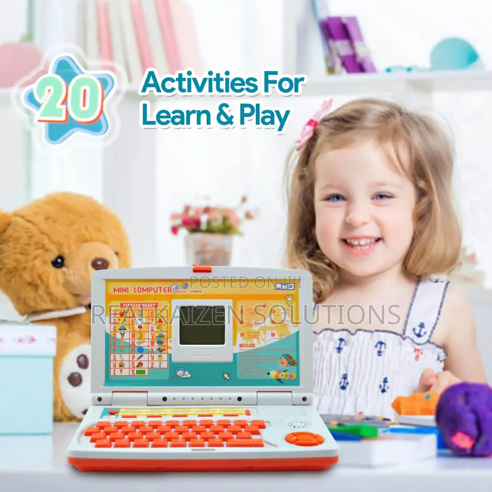 Educational Interactive English Learning Laptop for Kids