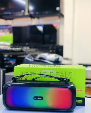 Oraimo Boom Sound Bass Dynamic Light Wireless Bluetooth Speaker -black