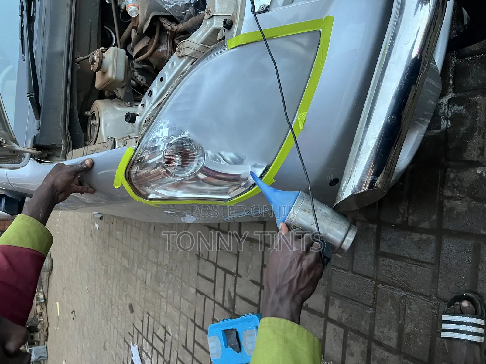 Headlamp Cleaning 