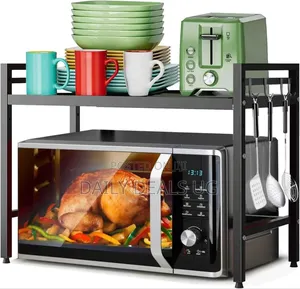 Adjustable Microwave Organizer