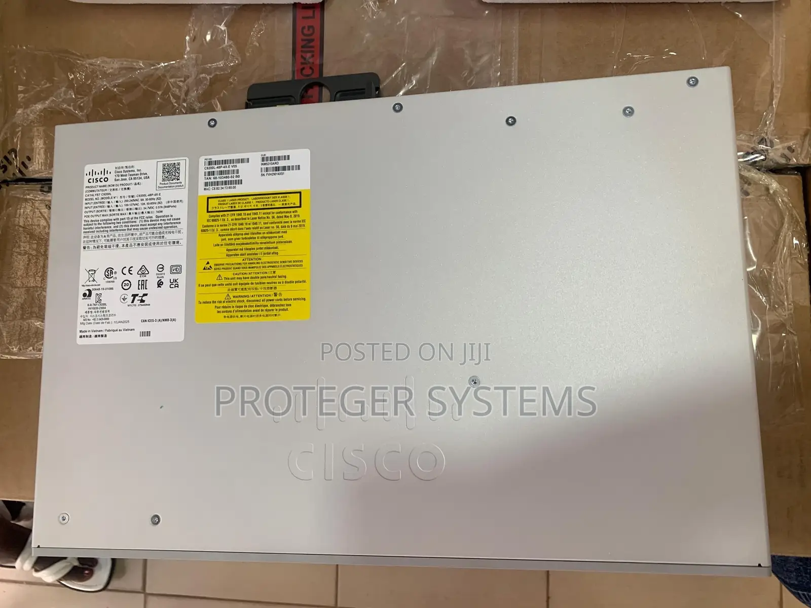 Cisco C9200l 48-Poe+-4x-E Network Switch