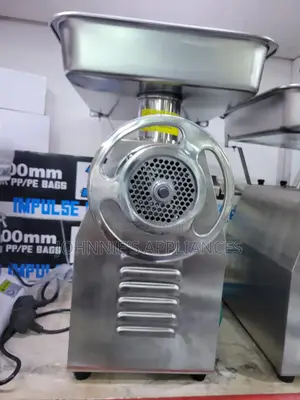 Multi Function Electric Commercial Meat Grinder Copper Motor Size 32