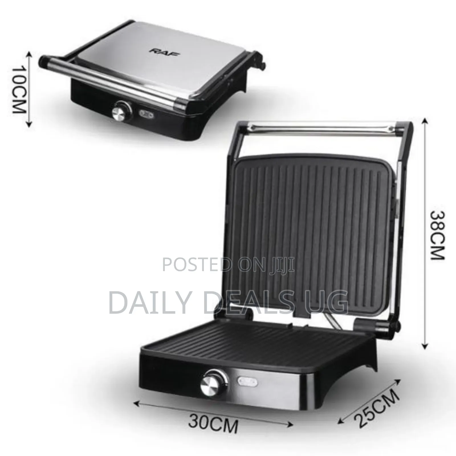 Raf Electric Grill/Sandwich Maker/Panini Press