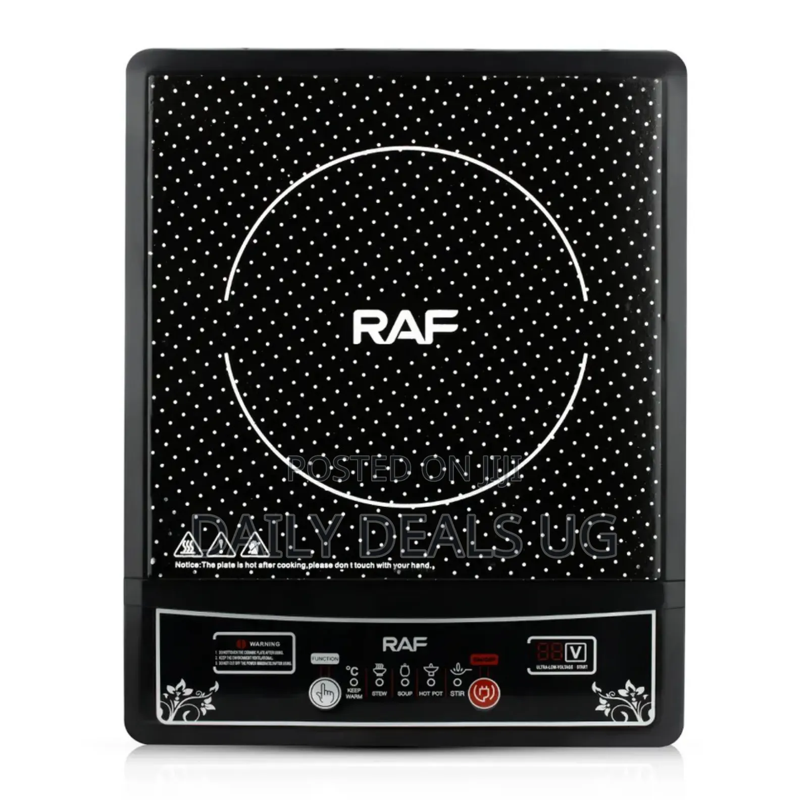 Raf Portable 2000w Digital Ceramic Induction Cooker