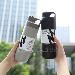 550ml Suction Nozzle Sports Kettle Stainless Steel Thermos Cup