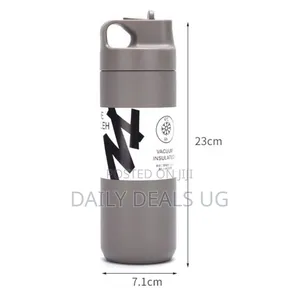 550ml Suction Nozzle Sports Kettle Stainless Steel Thermos Cup