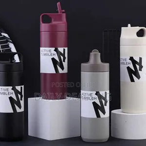 550ml Suction Nozzle Sports Kettle Stainless Steel Thermos Cup