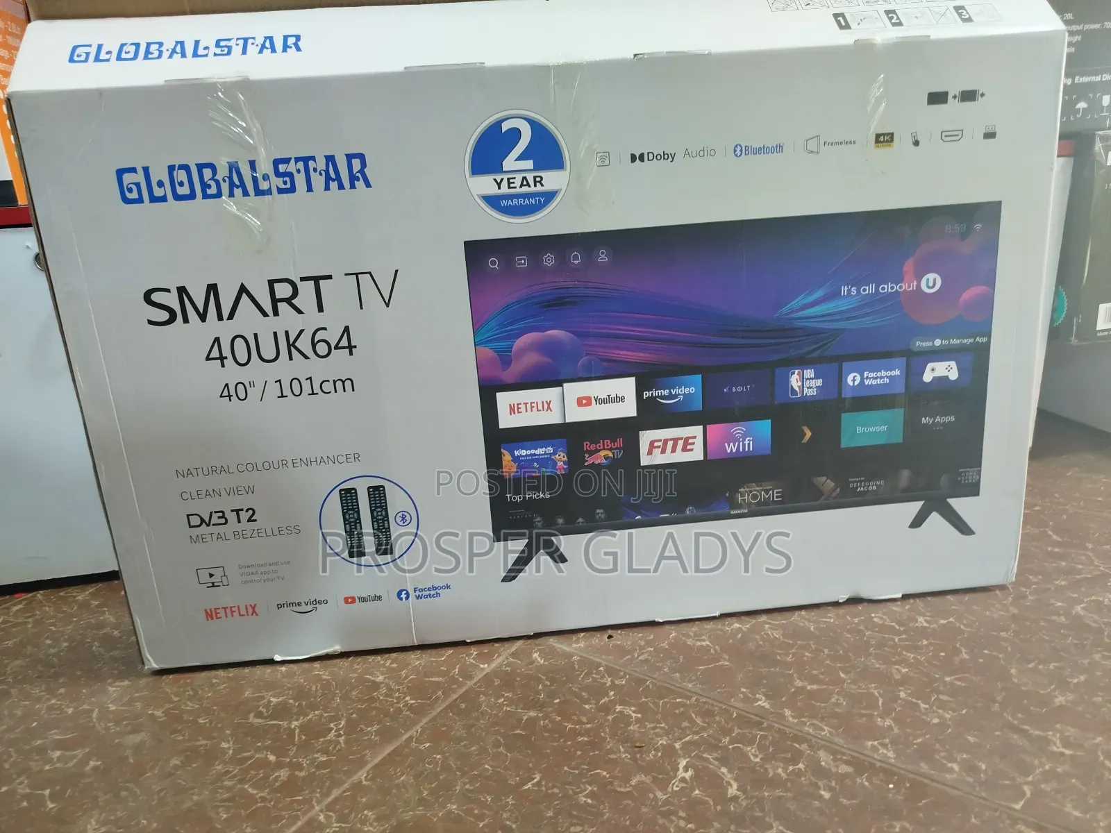 40 Global Star Smart Digital Flat Screen Flameless
