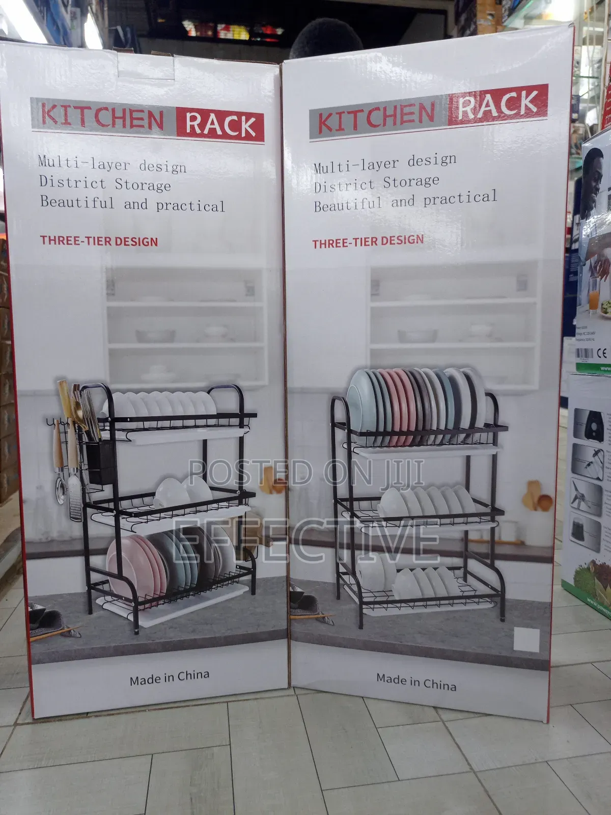 Three-Tier Kitchen Rack