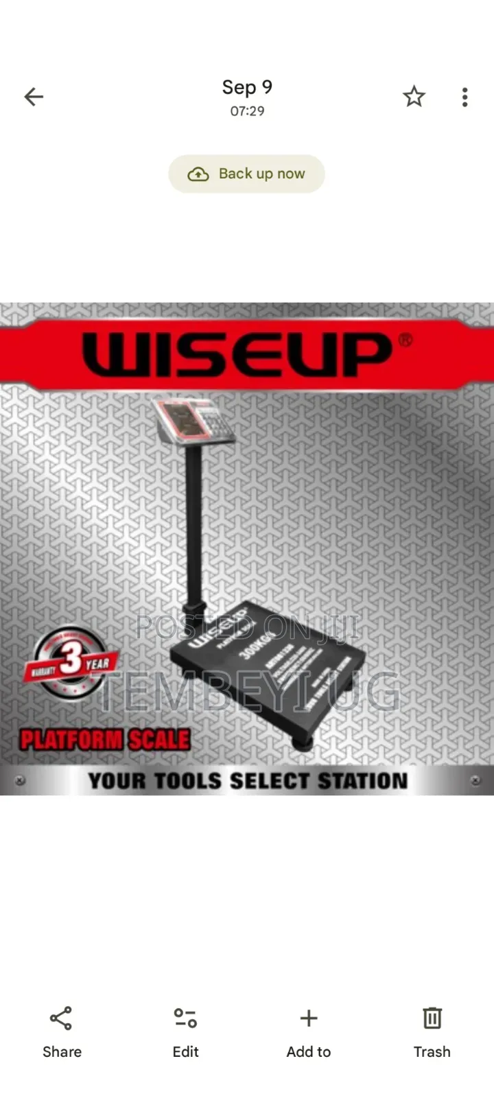 300kg, Platform Weighing Scale