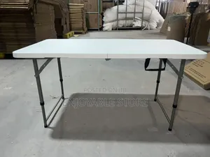 Metal Frame Plastic Foldable Table 120cm