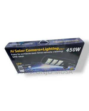 V380pro 6mp 4g PTZ Solar Street Light Camera With Ai - 450w