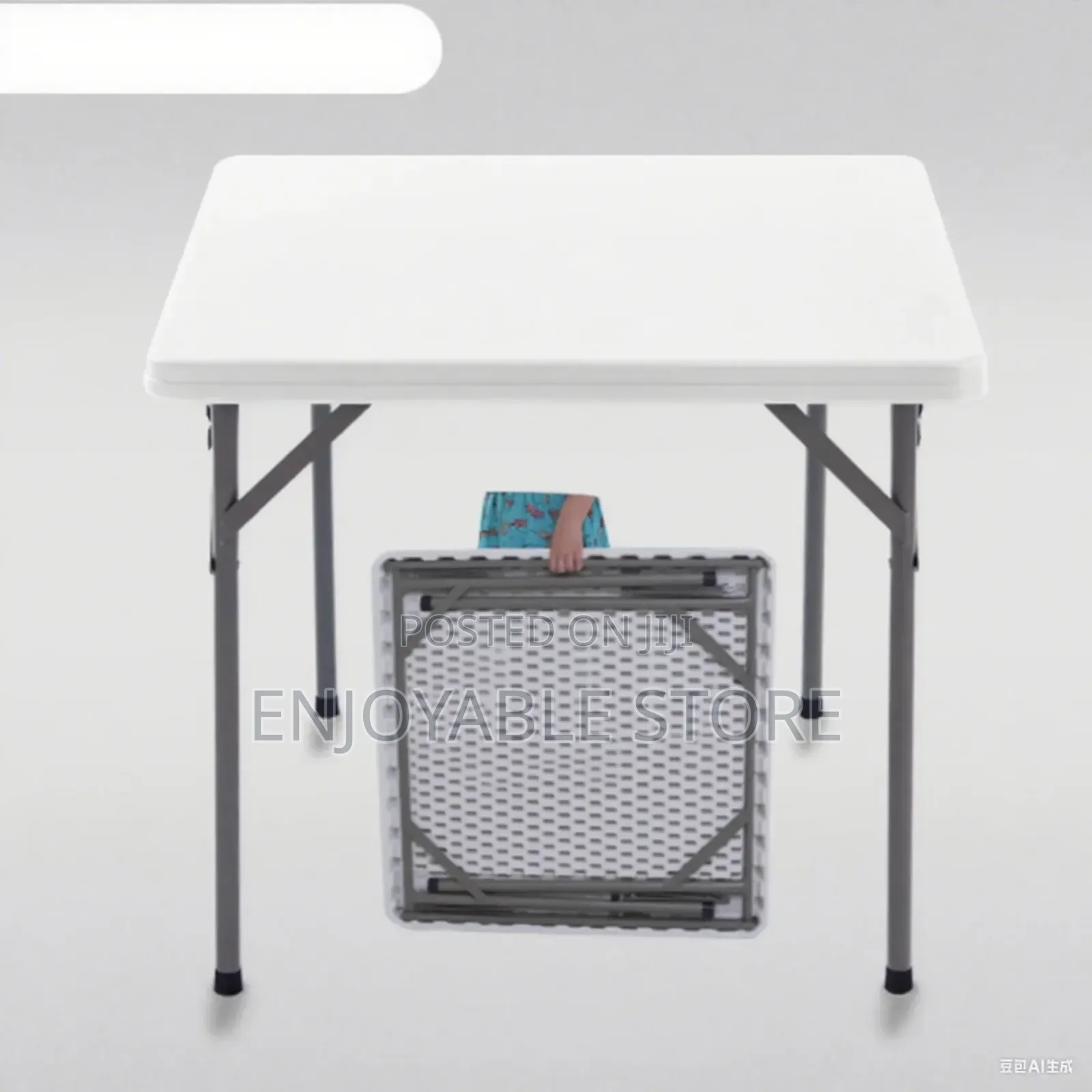 Indoor/Outdoor Plastic Tables 80cm(Folding)