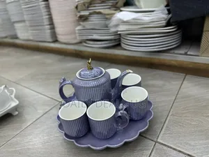 Rotating Porcelain Tea Set