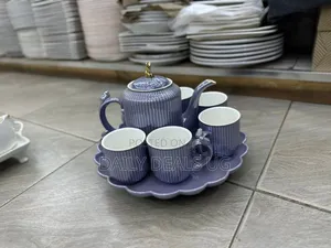 Rotating Porcelain Tea Set
