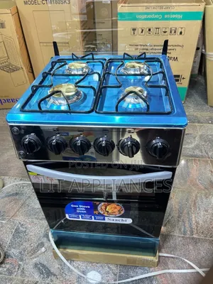 Saachi Gas Cooker 50*50 Full Gas , Chicken Rotisserie, Auto Ignition