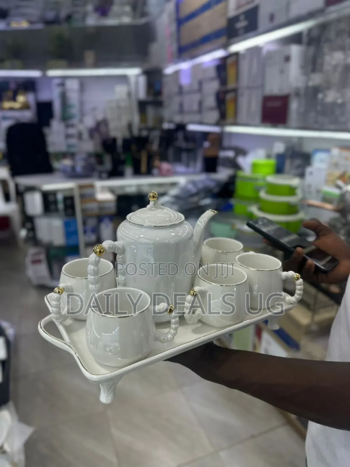 White Porcelain Tea Set