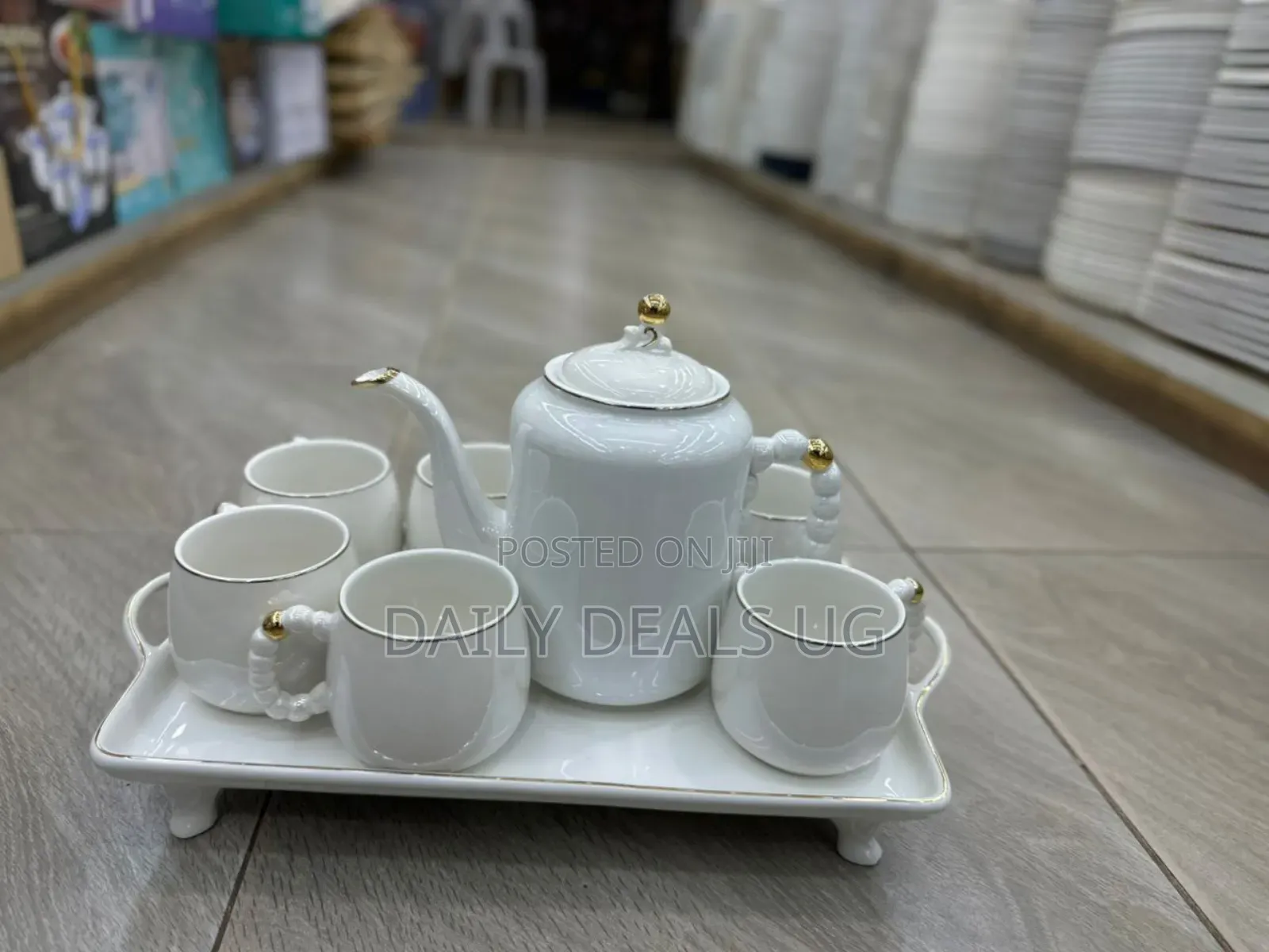 White Porcelain Tea Set